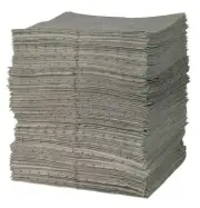 Brady Bpu200 Sorbents, 34 Gal, 15 In X 17 In, Universal, Gray, Polypropylene