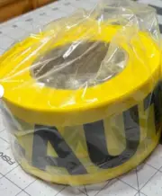 1 Roll C.H. Hanson 3" x 500ft CAUTION Barrier Tape CT25M3500