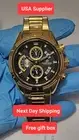 NAVIFORCE Men's Business Male Brand Steel Wristwatch Multifunction Chronograph
