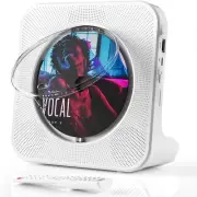 CD Player with Bluetooth Transmit,Portable CD Player Built-In Hifi Speakers LED