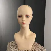 Bald Female Training Head Cosmetology