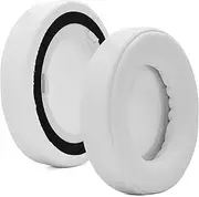 Replacement Ear Pads Compatible with Corsair Virtuoso RGB Wireless SE Gaming Headset Replacement Ear Pad Integrated Plastic Buckle/Ear Cushion/Ear Cups/Ear Cover/Earpad Repair Parts (White)