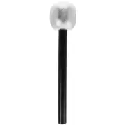 Microphone Singing Props Silver Party Performance Props Halloween Decoration