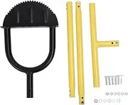 Serrated edgesr Lawn Tool, Efficient Garden Weasel edgesr - Manual Half Moon Lawn edgesr with T Handle, for Gardeners and Landscapers Seeking Easy Lawn Maintenance