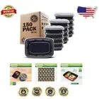 Microwave Safe Meal Prep Containers [150 Pack] - Portion Control Bento Boxes