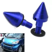 Blue Matte Front or Rear Bumper Protector Spikes Guards Protectors For Smart Car (for: Smart)