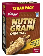 Kellogg's Nutri Grain Original Bars 12 Pack 264g