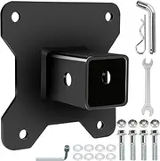 CILOYU 2 inch Hitch Receiver Heavy Duty Steel UTV Trailer Hitch Adapter Kit for 2014-2024 Polaris RZR XP1000 XP 4 1000 UTV ATV Accessories Parts Bolt-On Bumper Tow Hitch Extender with 5/8 Hitch Pin