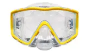 Genesis Rama Purge Dive Mask, FreeDiving Scuba Snorkeling Lemon Yellow