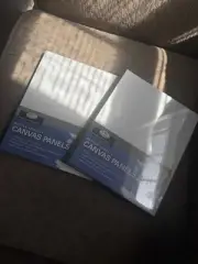Essentials Canvas Panels Two 6 Pack 8x10 White Sealed