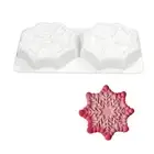 Silicone Mousse Cake Mold Snowflake Shape Mold for Professional Dessert Making