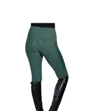 NWT TuffRider Ladies Minerva EquiCool Full Seat Tights Green XS