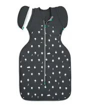 [Swaddle Up™ Transition Bag] Charcoal Lamb's Best Friend •Quilted Organic Cotton/Filling 30% Merino Wool