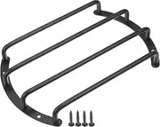 X AUTOHAUX Universal Black Iron 8" Speaker Grill Bar Audio Speaker Subwoofer Grill Grille 8 inch 4 Bar Speaker Grille Bar Woofer Protective Cover with Screws - Pack of 1