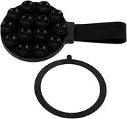 TEHAUX Silicone Suction Cup Mobile Phone Case Round Selfie Stand Phone Case Adhesive Mount Accessory Sticky Slip Grip Silicon Adhesive Phone Parts Cellphone Case Mount Accessory Black