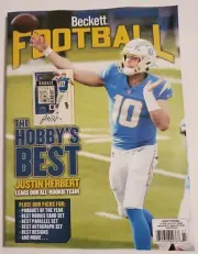 BECKETT FOOTBALL MONTHLY - JUSTIN HERBERT - JULY 2021