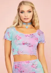 [Sugar Thrillz] Pixie Spritzer Butterfly Top