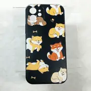 Compatible with iPhone 12 Hard Plastic Durable Shockproof Phone Case - Shiba Inu