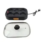 HG 6 Hole Egg Frying Pan Nonstick Breakfast Pot Multifunctional Breakfast Maker
