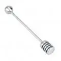 Solid Stainless Steel Honey Dipper Drizzler Stirrer Spoon Mixing Stick Tool TU