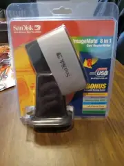SanDisk ImageMate 8 in 1 USB 2.0 Card Reader/Writer SDDR-88-07 New & Sealed
