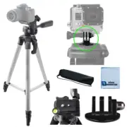 57" Inch Pro Series Camera/Video Tripod for DSLR Cameras With GoPro Mount HERO