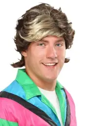 Men's 80's Highlight Wig