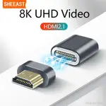 ⚡HDMI2.1磁吸轉接頭8K超高清4K影音傳輸60HZ電視電腦筆記本連接數據顯示器屏投影儀機頂盒音 電腦 線材