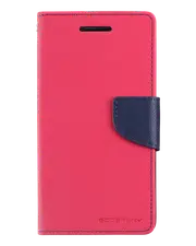 Goospery Fancy Diary iPhone 12 Pro Max - Hot pink/ Navy