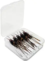 Generic 5 Fly Bait with Hooks and Storage for Anglers in The Water