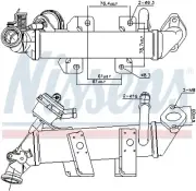 COOLER EXHAUST GAS RECIRCULATION FITS: FITS FOR RENAULT LATITUDE 2.0 DCI 150