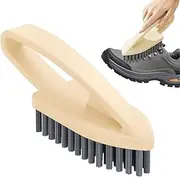 [Generic] Boot Brush - Handle Design Shoe Polish Brush with Soft Bristle - Multi-Function Household Cleaning Tools for Women, Men, Adult