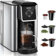 Single Serve Coffee Machine 3-In-1 Coffee Maker for Quick Brew Pods Ground and L