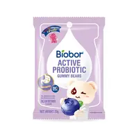 在飛比找PChomeThai泰國購物優惠-Biobor - 活性益生菌小熊軟糖 23g - 藍莓口味