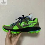 OFF-WHITE X NIKE ZOOM TERRA KIGER 5 釘鞋 灰綠 女款 跑步鞋 CD8179-300