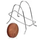 Chopping Board Holder Stainless Steel Kitchen Dish Rack, Storage Drying Lid P7Y9
