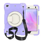 Nevenka iPad Case For iPad Mini 4/5 with 360 Swivel Stand-Taro Purple
