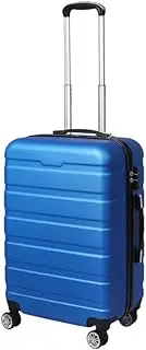 [Slimbridge] 20" Inch Luggage Suitcase Carry On Luggage, Trolley Travel Packing with Built-in Lock, Hard Shell Wheels 360°Spinner Luggages Suitcases, Easy Carry Bag, Blue