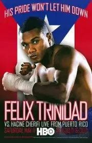 FELIX TRINIDAD VS HACINE CHERIFI Boxing POSTER 11 x 17, A