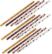 Tofficu Cute Animal Print Pencils Set 12pcs Hb Round Jungle Theme Tiger Leopard Zebra for School Parties