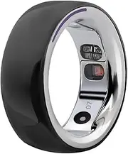 Smart Ring to Monitor Fitness, Sleep, Body Temperature and Heart Rate, Fitness Ring with 6-Day Battery Life, Waterproof, Health Tracker Compatible for iOS & Android