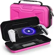 Klipdasse Case for PlayStation Portal, Tailored Portal Case with Mesh Pocket for PS Portal Accessories Storage, Soft Velvet Interior Lining, Protective EVA Hard Shell Carrying Case for PS5 Portal