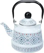 Ipetboom Household Enamel Kettle Decorative Teapot for Boiling Water Portable Heating Kettle for Tea Lovers Easy to Clean and Elegant Design for Home Use