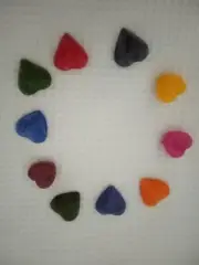 FREE POST 10 Assorted Candle Soap Coloured Dye Chips For All Types Of Wax x 10