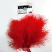 Superfly Long Marabou Feathers - Red