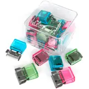 Carl Mori Paper Clips Medium Assorted Colours Pack 18 MC53A