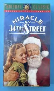 Miracle on 34th Street 1947 Color Version VHS Maureen O'Hara John Payne