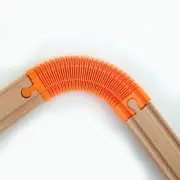 Flexible track for wooden toy train set. bendable, compatible Brio Thomas IKEA