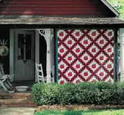 IRISH APPLE -- APPLIQUE & STRIP VINTAGE QUILT PATTERN