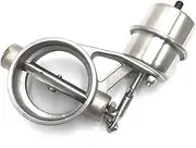 Muzhen Store Stainless Steel Exhaust Control Valve Set Boost Actuator Open Style 2''/2.5''/3'' Pipe Pressure: About 1 BAR (Color : 2.5Inch (63MM))